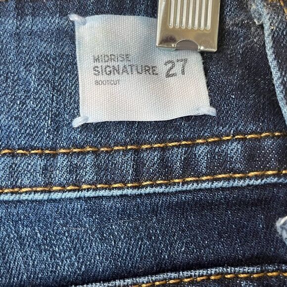 NWT HUDSON Midrise Signature Bootcut Jeans Blue Women’s Size 27 - Picture 5 of 8